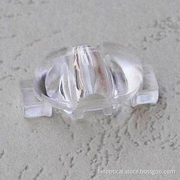 LED Streetlight Pignut Lens in 21.88mm, with 82 x 126° Beam Angle